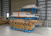 0125 材料保管の効率と取り出しの作業性の向上を両立させる保管用ラック 親和木工（株）