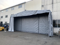 397 屋外塗装時における塗料の飛散防止及び雨天時の作業を可能にする為の簡易テント A社