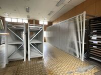 474 合板の取り出し時間を短縮！作業効率を高める縦置き保管用パレットラック （株）カネフル　山形本店