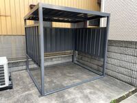 513 従業員の自転車を濡らさないための自転車小屋 A社
