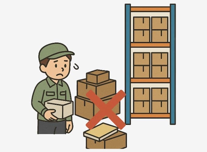 ついやりがちなラック導入例1