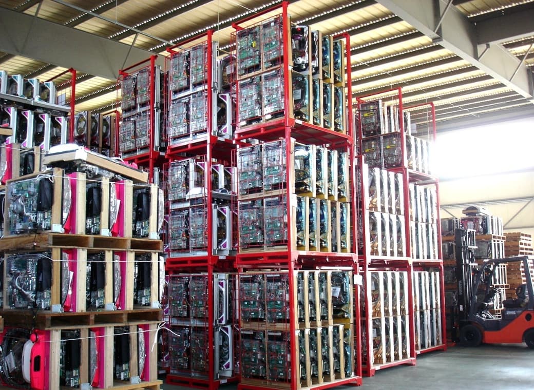 耐荷重1000kgの多段積み簡易ラック