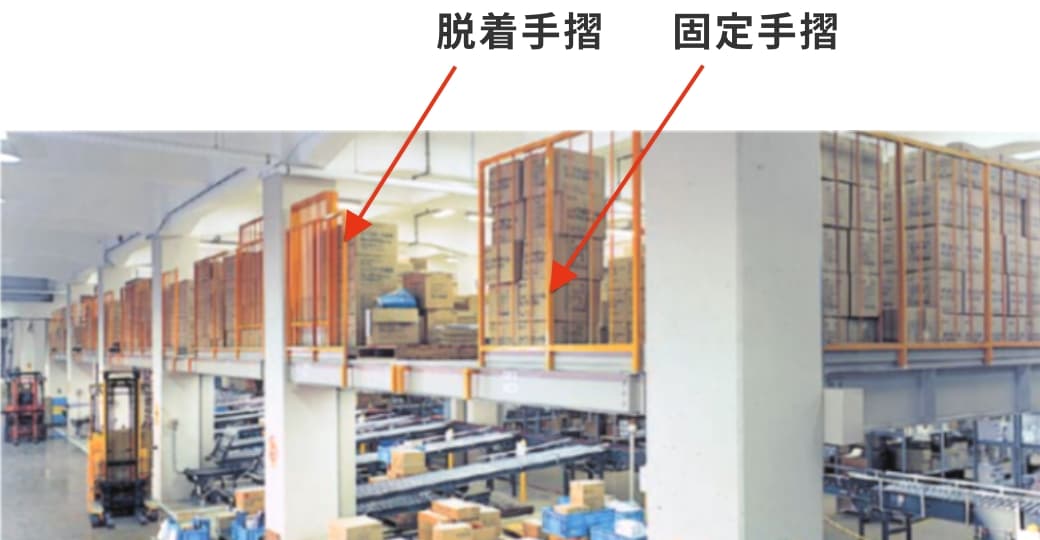脱着手摺・固定手摺